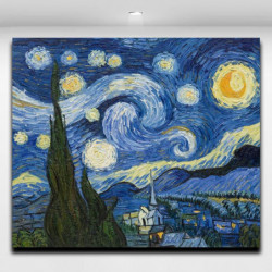 Skåpbil Gogh Starry Natt...