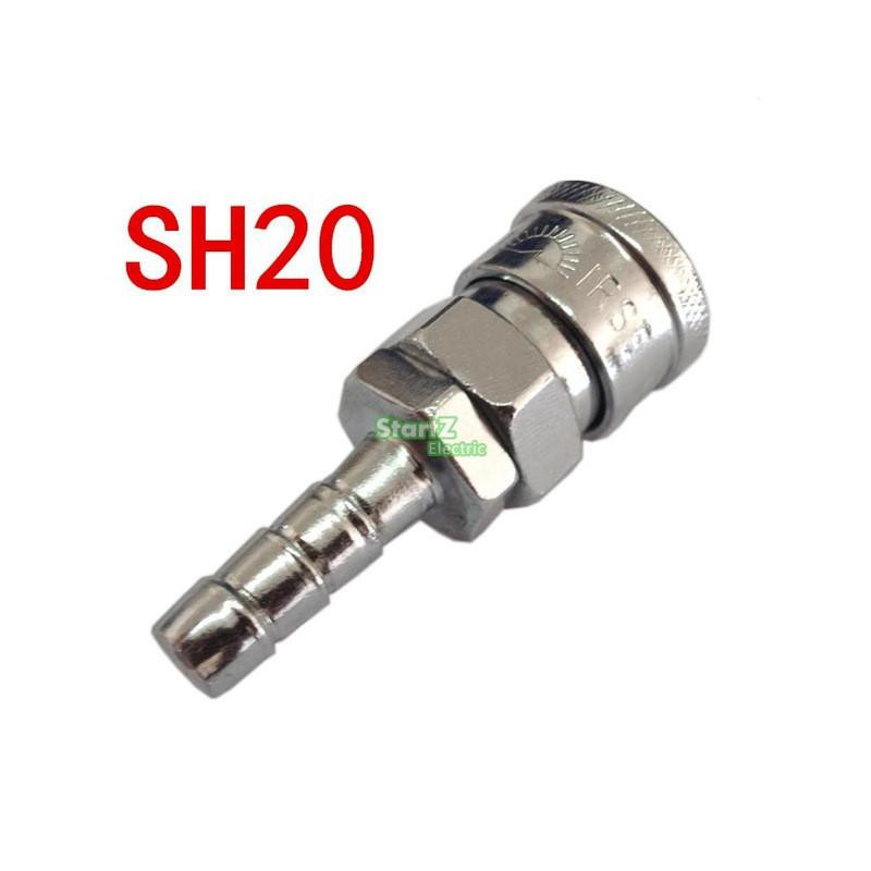 Sh20 Ansluta Sig Slang 8mm X 5mm Pneumatisk Luft Komessor Slang Snabbt Kopplare Plugg Uttag Connector