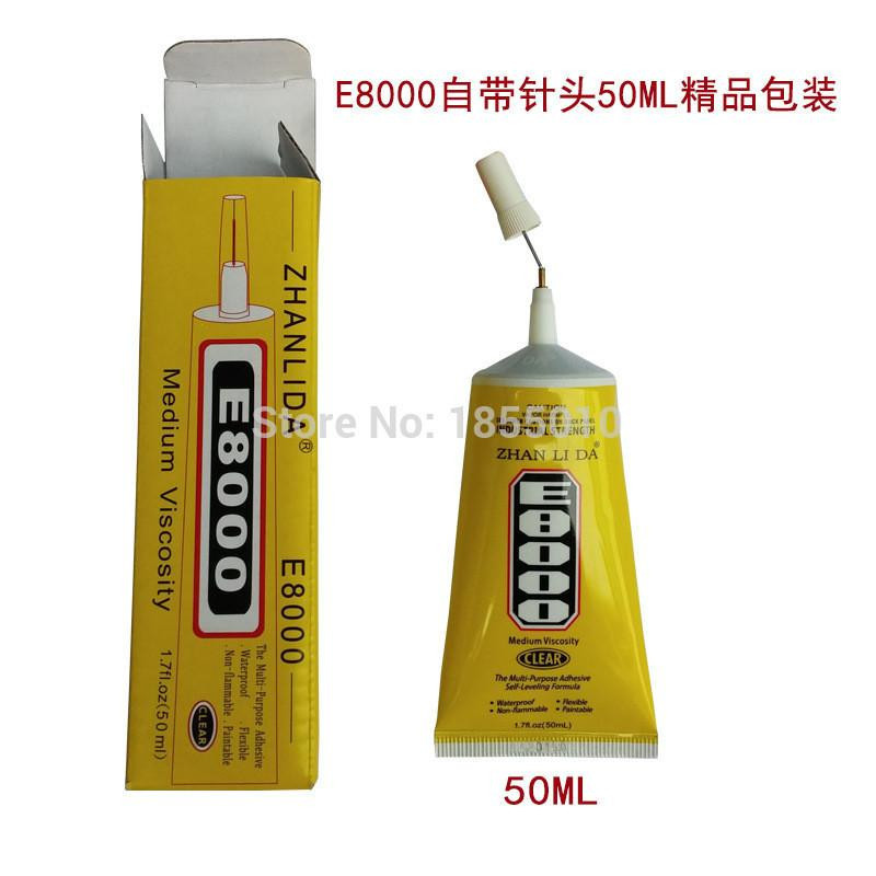 E8000 Lim 50ml Multipurpose Lim Epoxi Harts Diy Smycken Fixera Rör Skärm Lim