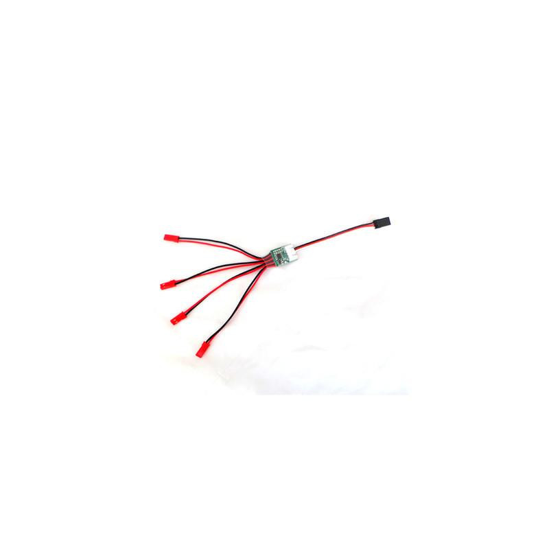 Rc 11 1v 3s Lipo Batteri Led Belysning Blinkande Kontroller För Quadricopter Quadcopter Multirotor Helikopter