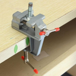 Aluminium Miniatyr Små Klämma På Tabell Bänk Vise Verktyg