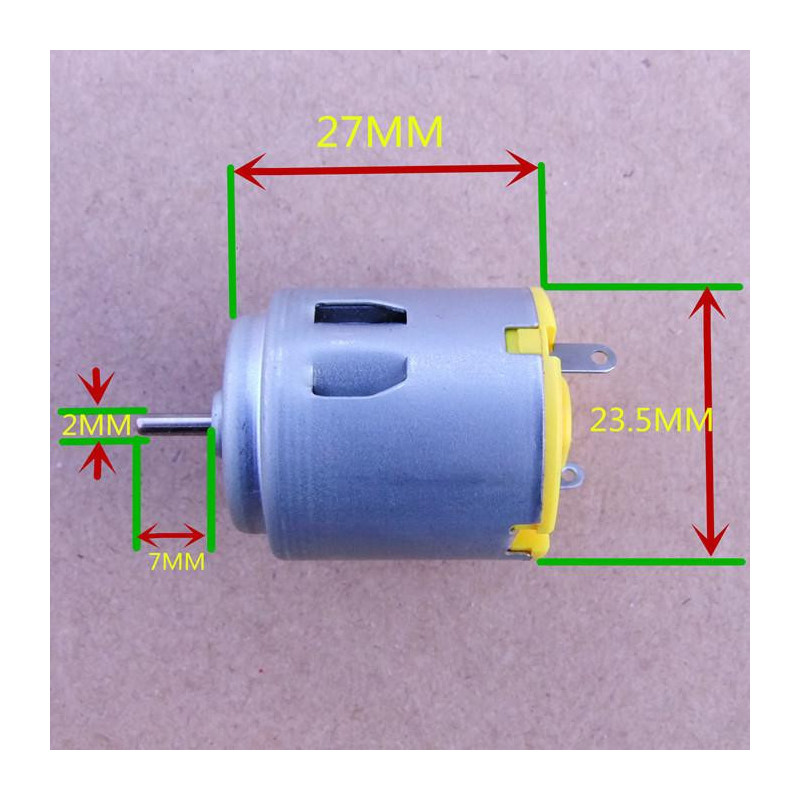 36v Micro R260 Likström Motor För Diy Leksak Fyra Hjul Vetenskaplig Experiment