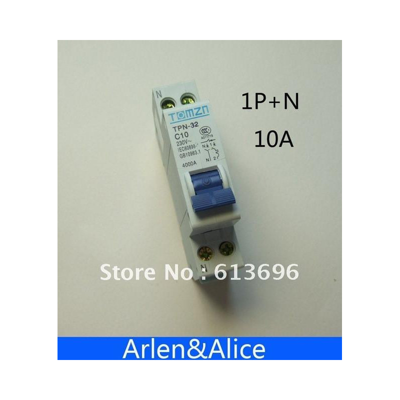 Dpn 1p N 10a Mini Krets Breaker Mcb