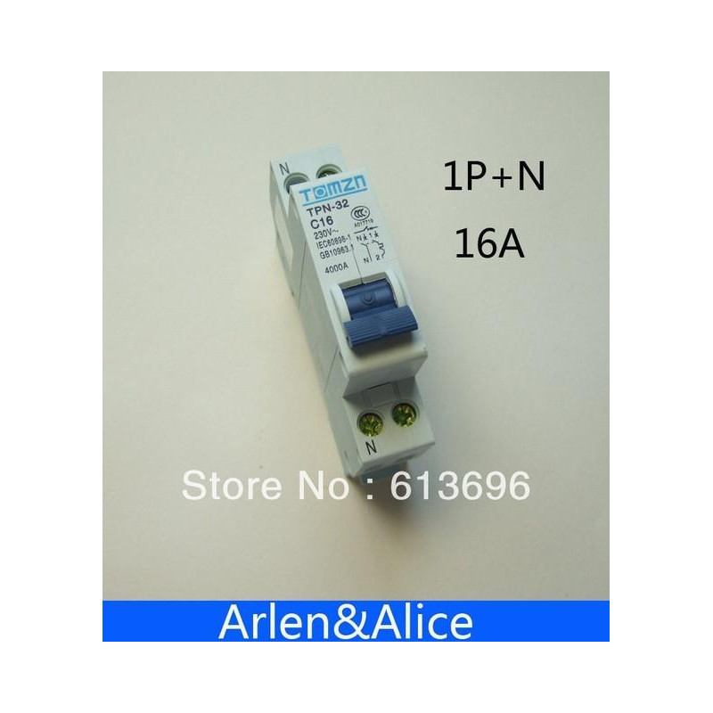 Dpn 1p N 16a Mini Krets Breaker Mcb