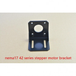 Nema17 Montera L Konsol 42 Stepper Motor Inpassad Svart Legering Stål Montering Konsol Diy Cnc Delar