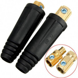 2pack 100a200a Hållbar 1025mm Europeisk Elektrisk Uttag Svetsning Maskin Snabb Passande Kabel Connector