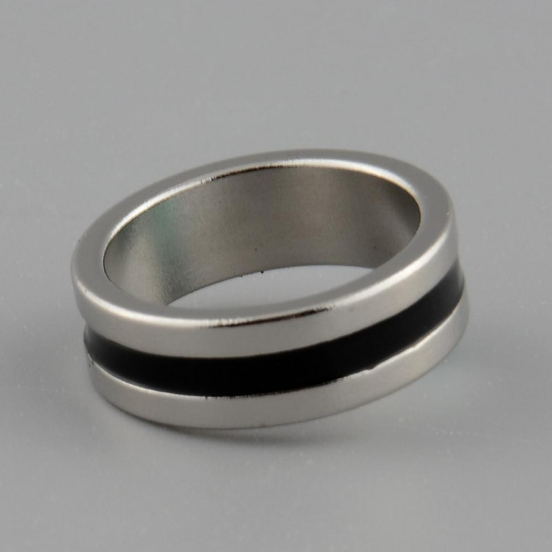 Stark Magnetisk Magi Ringa Finger Trollkarl Lura Rekvisita Verktyg Inre Dia 20mm Storlek L