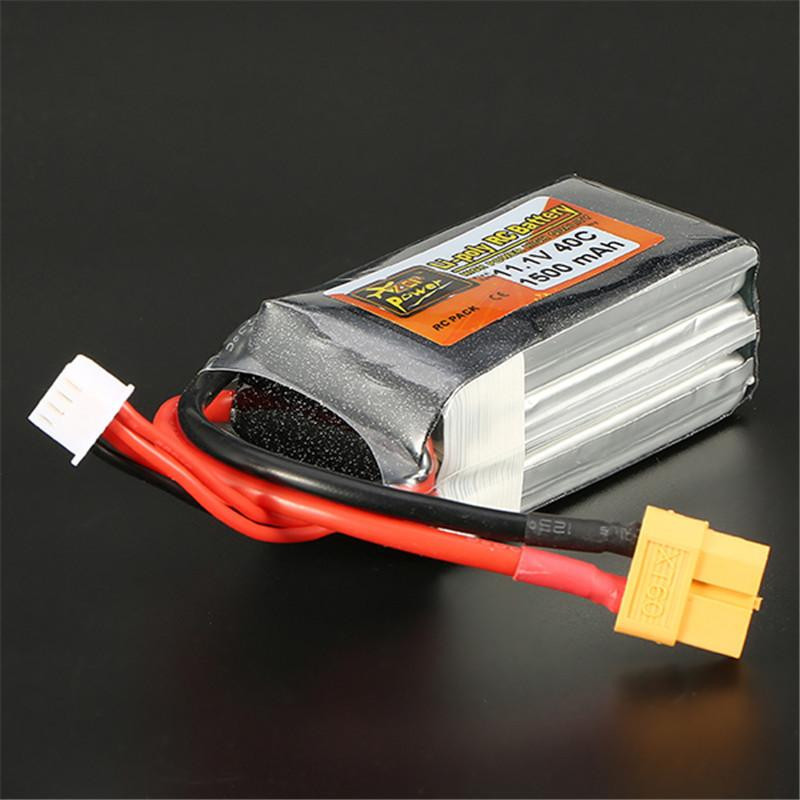 Reachargeable Lipo Batteri Zop Kraft 11 1v 1500mah 40c 3s Lipo Batteri Xt60 Plugg För Rc Modell