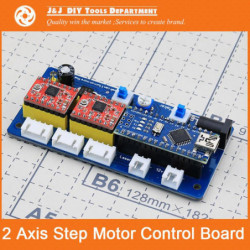 2axis Stepper Motor Kör Kontrollera Styrelse Begagnade För Diy Laser Gravyr Maskin Moderkort Stöd