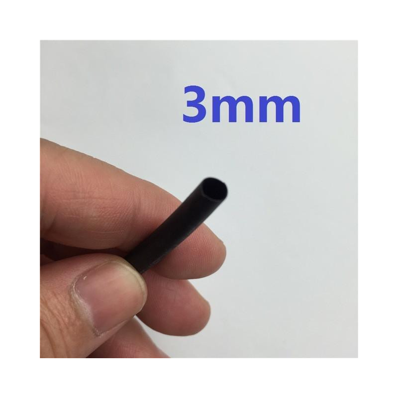 1 Meter Massa 2 1 Svart 3mm Diameter Värme Krympa L52 Heatshrink Slang Rör Strumpa Slå In Tråd