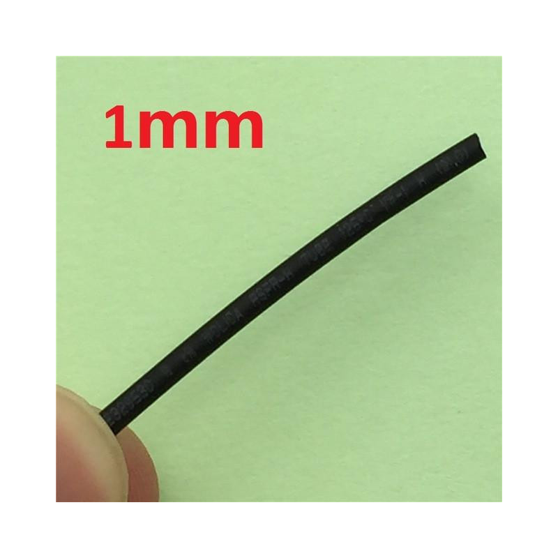 1 Meter Massa 2 1 Svart 1mm Diameter Värme Krympa L48 Heatshrink Slang Rör Strumpa Slå In Tråd