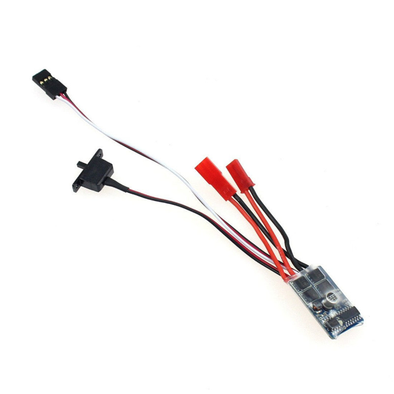 F05427 Rc Bil 10a Borstat Esc Två Sätt Motor Fart Kontroller Nej Broms För 1 16 1 18 1 24 Rc Bil Båt