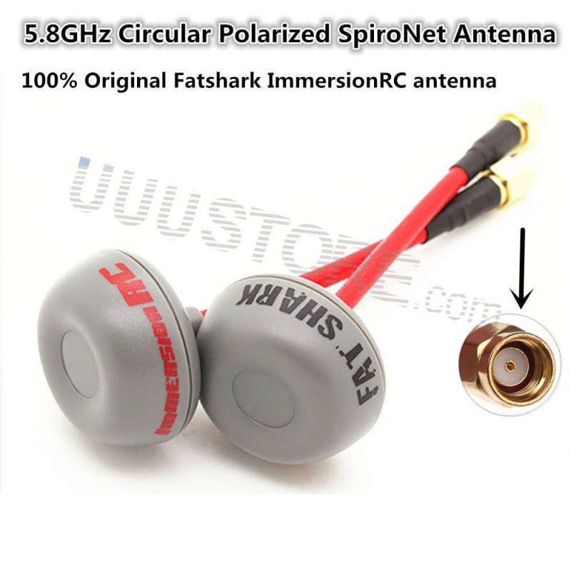 2pcs Massa 100% Original Fatshark Immersionrc 5 8ghz Cirkulär Polarisepos Trunc Spironet Rpsma Antenn