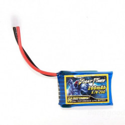 Jätte Kraft 3 7v 1s 200mah 25c Snabb Laddare Hög Performmance Lipo Batteri För Hisky Fbl80 Rc Helikopter