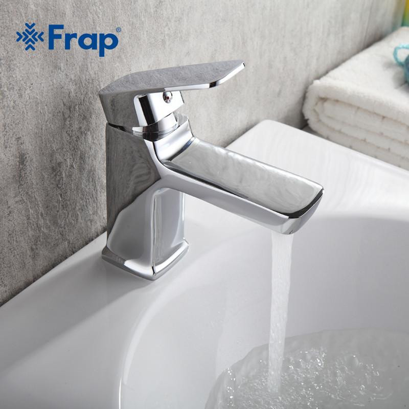 Frap Badrum Handfat Kran Fartyg Sjunka Vatten Knacka Zink Legering Krom Avsluta F10704b