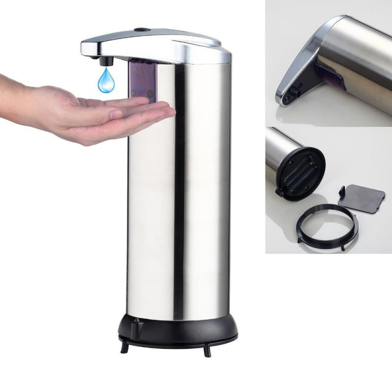400ml Automatisk Tvål Dispenser Berörings Sanitizer Dispenser Sensor Tvål Dispenser För Kök Badrum