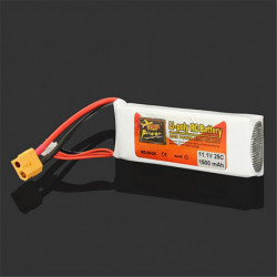 Zop Kraft 3s 11 1v 1500mah 25c Batteri Xt60 Plugg Laddningsbara Lipo Batteri