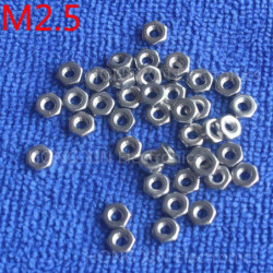 M2 5 1 St 304 Rost Stål Hex Nötter 2 5mm Silverren Sexhörning Nöt A270 Nötter Mot Rost Nej Rost