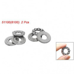 Thgs 2 St 10 X 24 X 9mm 51100 Enda Riktning Sticka Boll Kullager