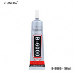 Zhanlida B6000 50ml Epoxi Harts Flytande Lim Diy Smycken Strass Glas Reparera Ram Rör Skärm B6000 Lim