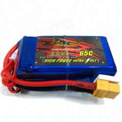 Jätte Kraft Dinogy 1300mah 14 8v 4s 65c Xt60 Lipo Batteri För Rc Flygplan Multicopters