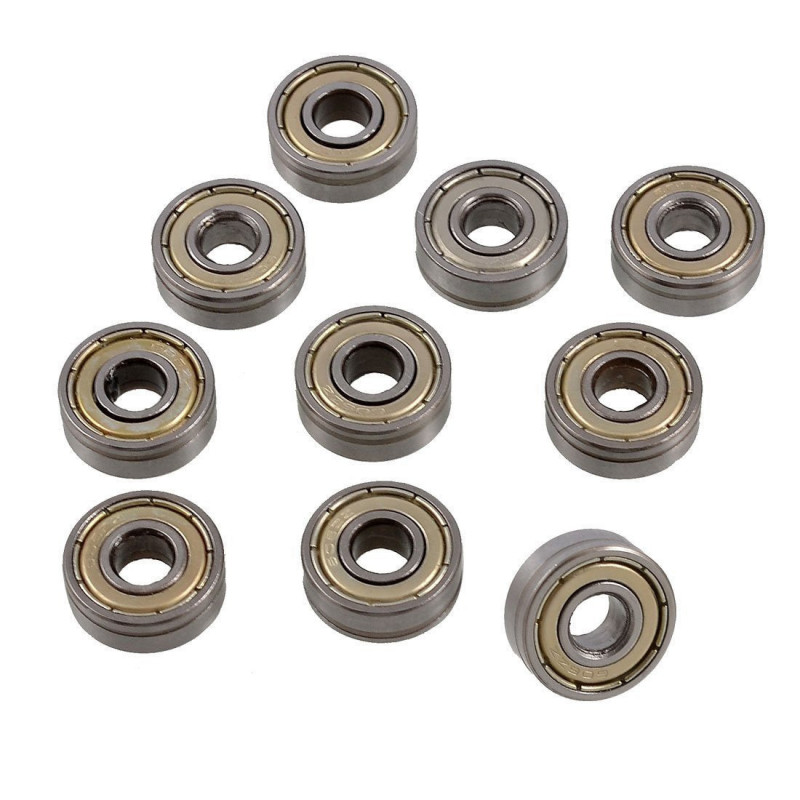 Mylb10 St 17mm X 6mm X 6mm Enda Rad Skärmad Djup Räffla Boll Lager 606zz
