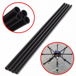 3k 8mm X 10mm X 500mm Rulla Wrapped Kol Fiber Rör Bom För Multicopter För Quadcopter Tillbehör