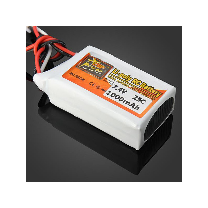 Zop Kraft 7 4v 1000mah 25c Lipo Batteri Jst Plugg