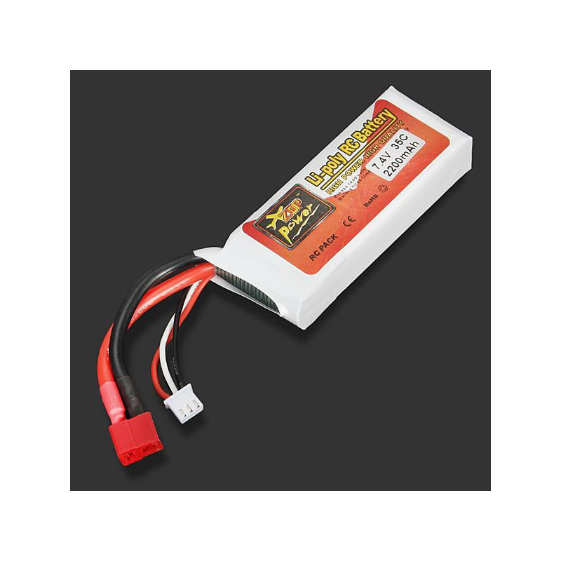 Zop Kraft 7 4v 2200mah 35c Lipo Batteri T Plugg