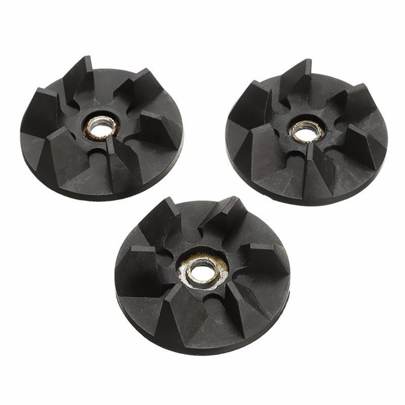 3pcs 38mm Svart Ersättning Del Gummi Redskap Koppling Omvänd Gängpos Trunc Blandare Kör Lätt Till