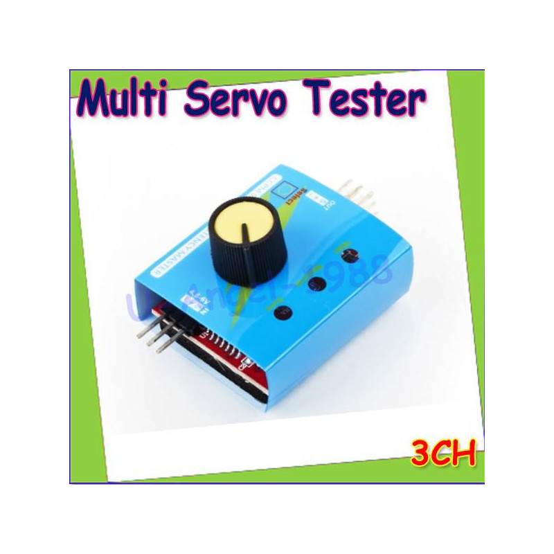 1 St Mång Servo Testare 3ch Ecs Konsistens Fart Controler Kraft Kanaler Ccpm Meter Ssist Släppa