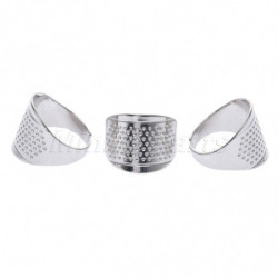 3x Silver Ringa Storlek 2 0cm 0