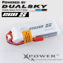 Varumärke Dualsky Xp08002eco 800mah 7 4v 2s 25c Jst Lipo Batteri