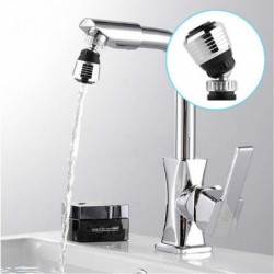 360 Rotera Snurra Kran Munstycke Filtrera Adapter Vatten Sparande Knacka Luftare Diffusor Bubbler Kök