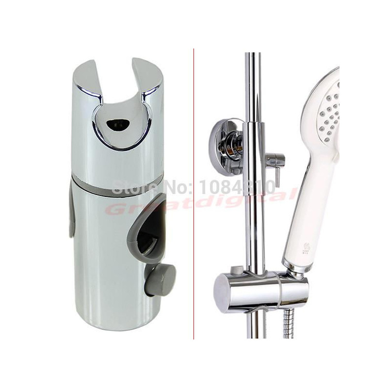 Krom Plated Huvud Hållare Hand Held Dusch Konsol Hållare För Badrum Glida Bar Ssist
