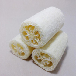 1 Bitar Naturlig Luffa Loofa Bad Dusch Svamp Spa Kropp Scrubber Horniness Remover Badning Massage Svamp