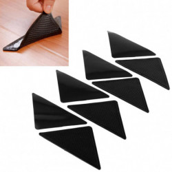 4pack Ruggies Matta Matta Matta Gripdon Ej Glida Grepp Corners Vaddera Anti Glid Återanvändbara Tvättbar