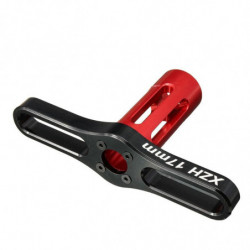 Xzh Hjul Hex Nötter Ärm Rycka 17mm Metall Verktyg Rc Bil 1 8 Black Red
