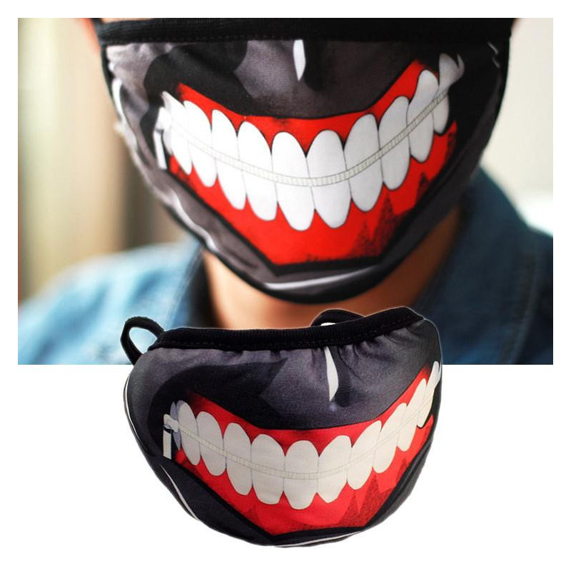 Spel Tokyo Ond Ande 2 Kaneki Ken Mask Masker Pu Läder Häftigt Mask Blinder Anime Cosplay