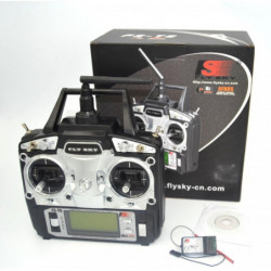 Drönare Flysky Fst6 2 4g 6ch Tx Rx Fsr6b Rc Radio Kontrollera Sändare Mottagare Systemet