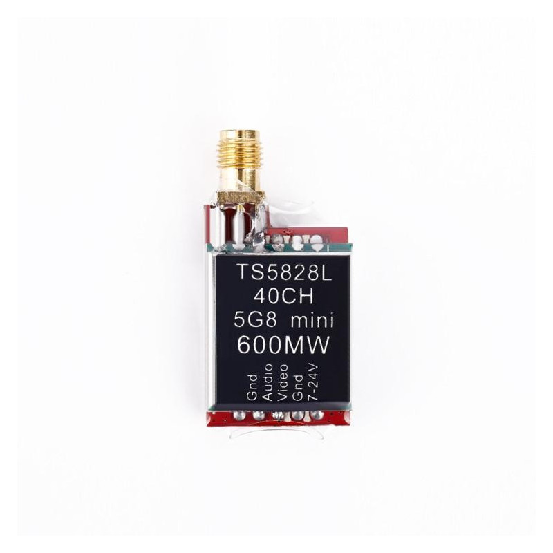 Ts5828l Micro 5 8g 600mw 40ch Mini Fpv Sändare Med Digital Visa