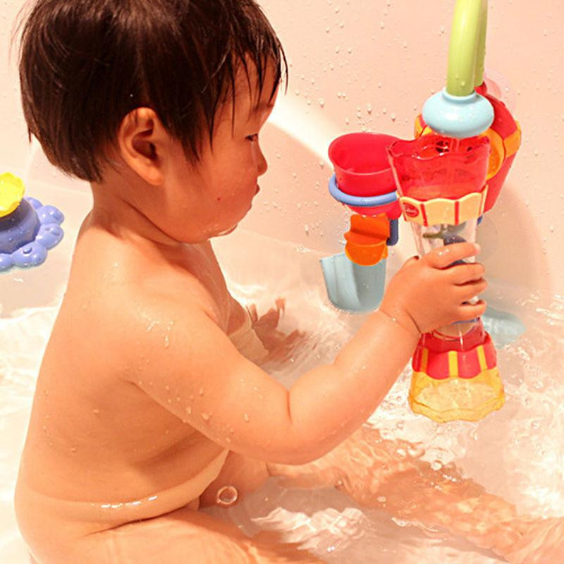 Småbarn Unge Bebis Boys Plast Bad Simma Leksak Vatten Whirly Wand Kopp Strand Leksak Bad Leksaker Barn