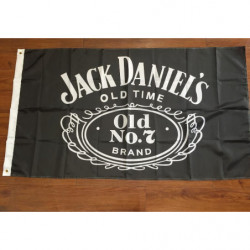 Lycklig Timme 90x150cm Jack Daniels Whisky Bar Flagga Dekoration Digital Utskrift Spänne