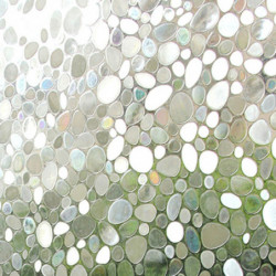 45x100cm Avtagbar Sten Glas Sticker Badrum Glidande Dörr Fönster Sticker