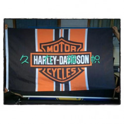 90 X 150cm Motorcykel Lopp Flagga Motor Dekorativ Baner 100d Polyester