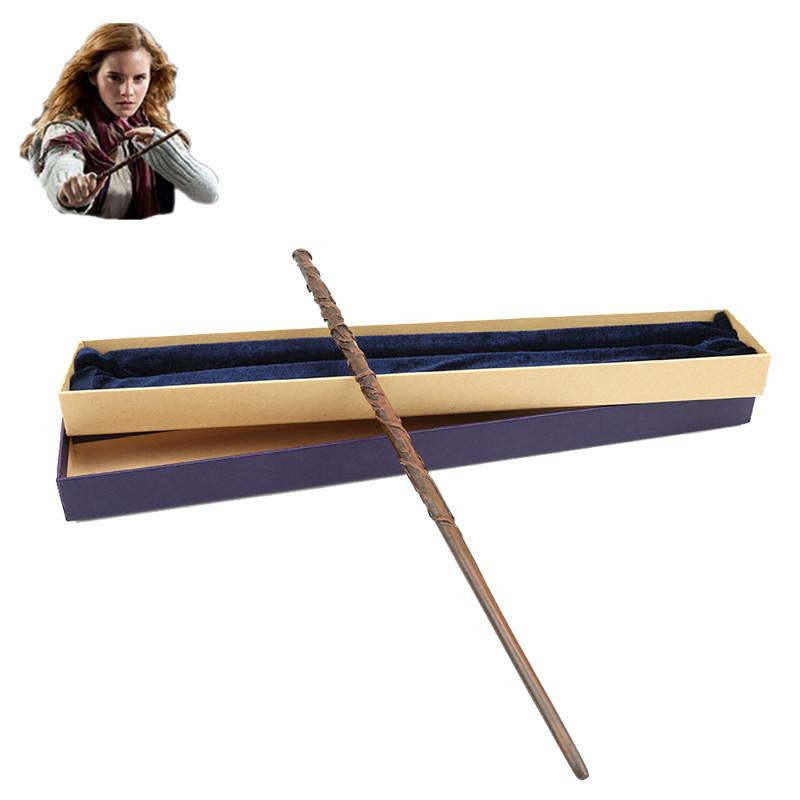 Metall Kärna Hermione Granger Magi Wand Harry Krukmakare Magisk Wand Låda Förpackning
