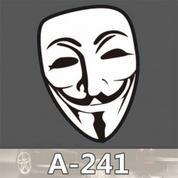 A241 Tidvatten Varumärke V Ord Vendetta Pvc Anom Broschyrer Vattentät Klistermärken Toon Trunk Död
