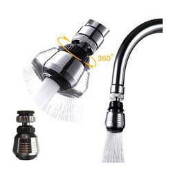 360 Grad Dusch Snurra Vatten Sparande Knacka Luftare Diffusor Kran Filtrera Connector Adapter För Kök