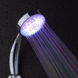 1 St Romantisk Automatisk 7 Färg Led Lights överlämnande Dusch Huvud För Badrum