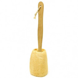 Trä Hanteras Naturlig Svamp Luffa Tillbaka Scrubber Borsta Bad Lång Nå Dusch Borsta